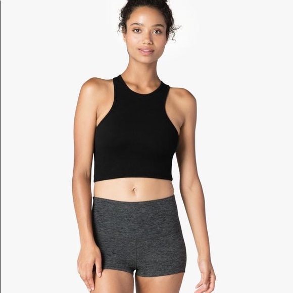 Beyond Yoga Black Studio Crop Tank XS - Picture 4 of 5